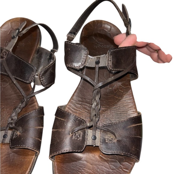 Merrell Women’s Brown Leather Strappy Sandals Casual Slingback Size 8 - Picture 10 of 11